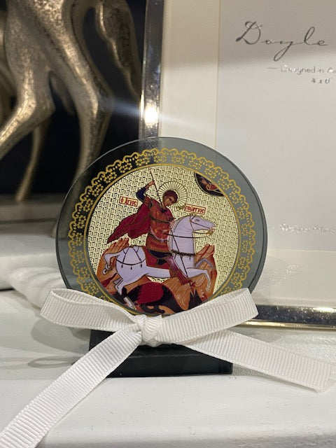 Bomboniere - St George Glass Icon