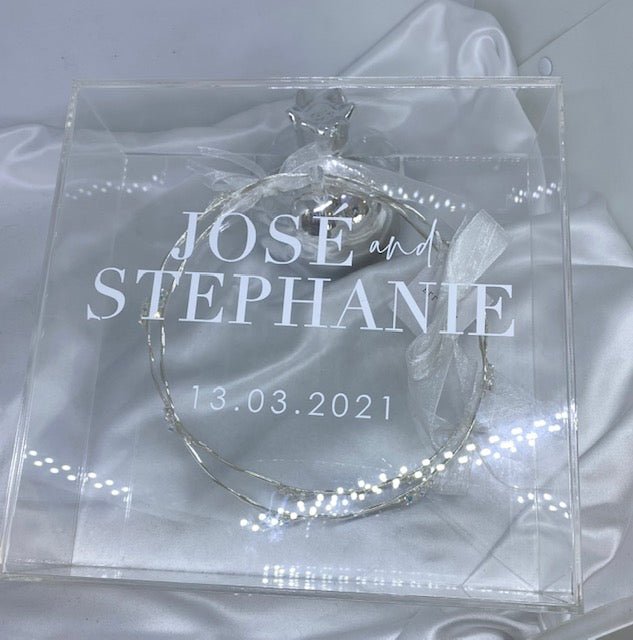 Copy of Personalised Keepsake Stefana Box - Rose Gold Foils | Pandora Designs Melbourne