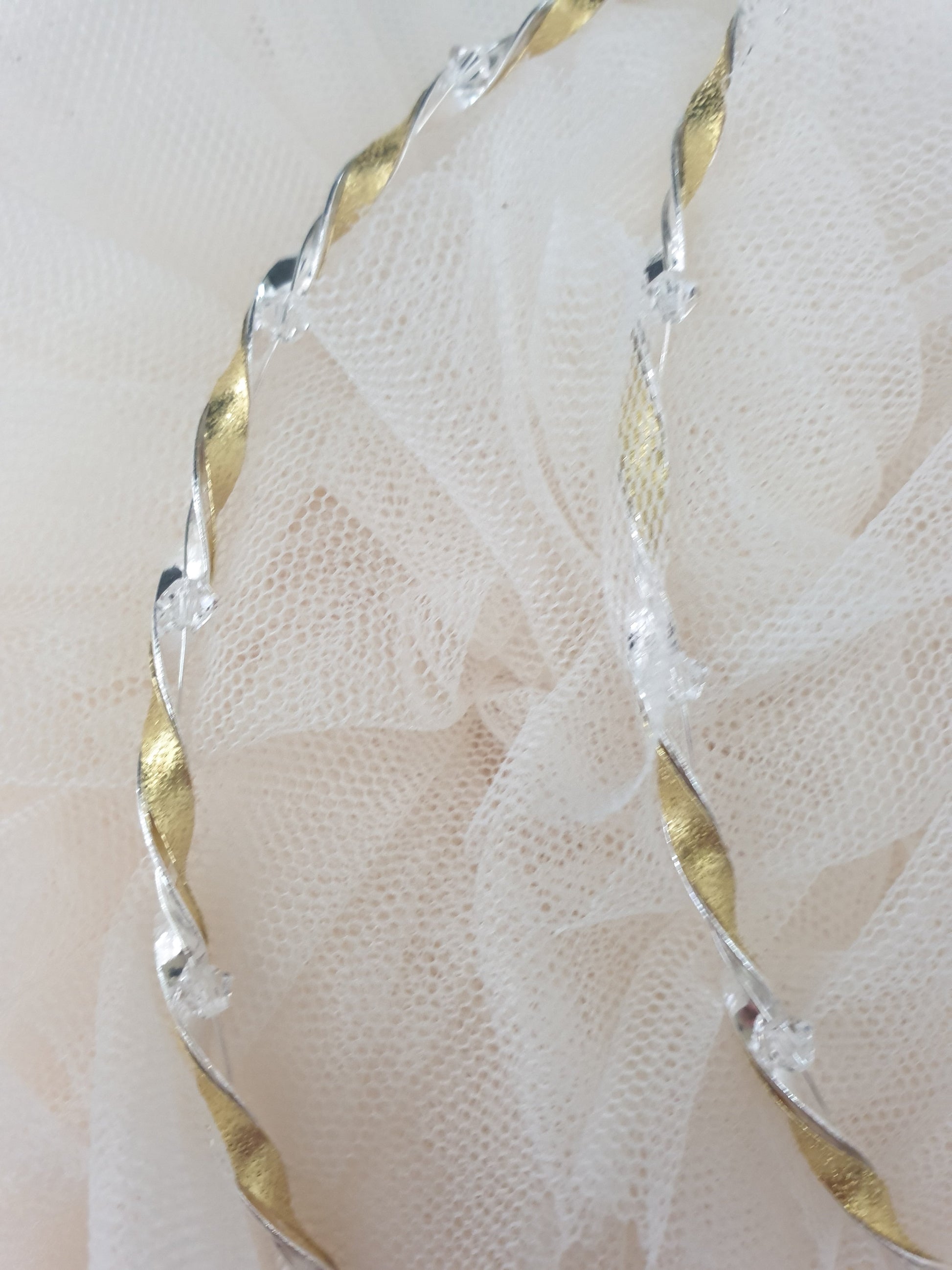 Wedding Crowns (Stefana) -  Two Tone Twist | Pandora Designs Melbourne