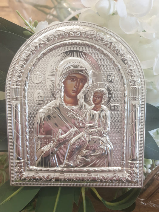 Silver Plated Metal Orthodox Icons | Pandora Designs Melbourne