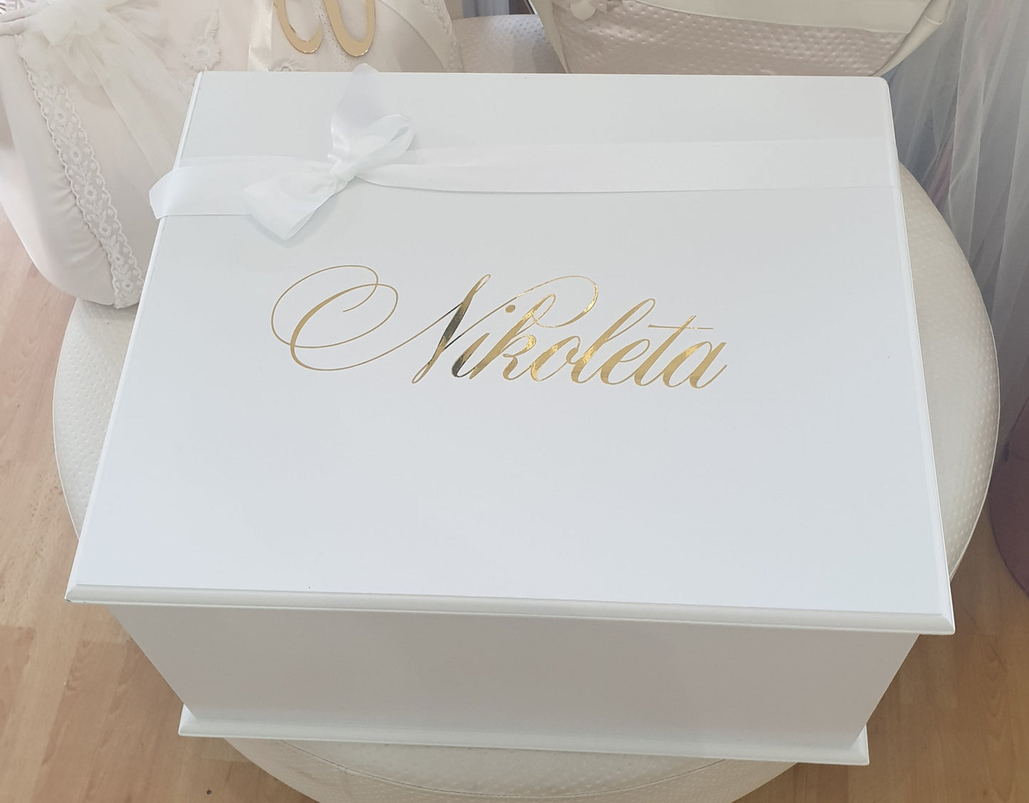 Wooden Christening Box - Extra Large - 2