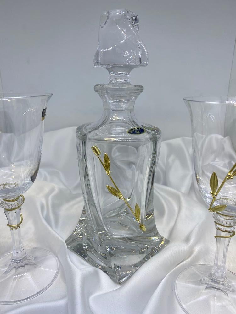 Bridal Glasses and Decanter - 2
