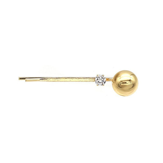 GOLD PLATED HAIR PINS - PACK OF 2 - 0