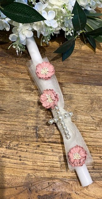 Copy of Easter Candle - Livani (Frankincense) Scented - Florence Crystal Cross | Pandora Designs Melbourne