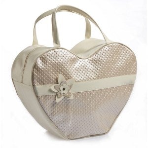 Christening Bag - Ivory and Rose Gold - 0