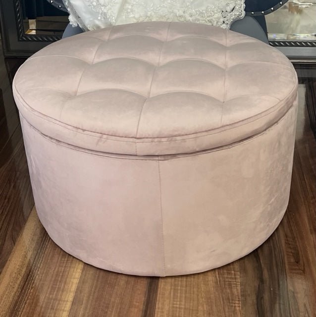 Large Pink Blush Ottoman Pandora Designs Melbourne - 1