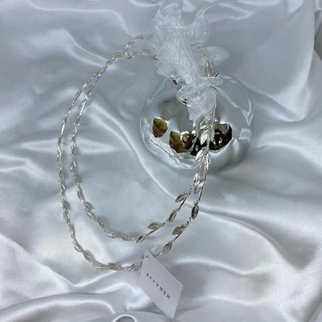 Wedding Crowns (Stefana) - Silver Olive Leaf Deluxe - Two Toned | Pandora Designs Melbourne