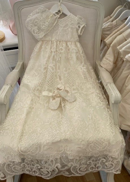 Designer fashion christening dress