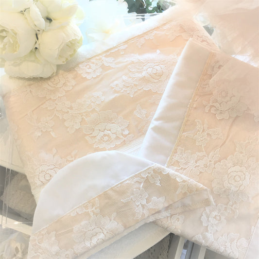 Orthodox Christening Contents - Floral Cotton Lace - 0
