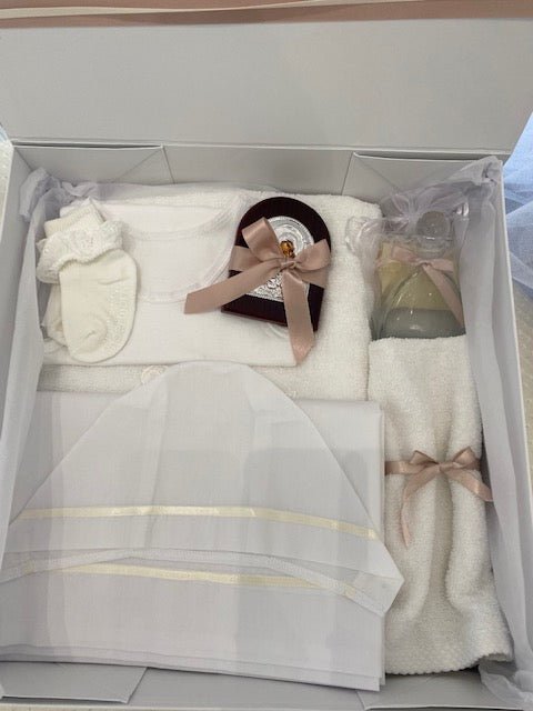 Christening Package - Silk Dress, Candle, Box  & Contents - ONLY ONE LEFT! - 3
