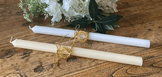 Copy of Easter Candle - Livani (Frankincense) Scented - Gold Acrylic Cross | Pandora Designs Melbourne