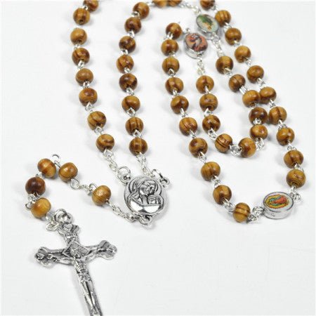 Rosary - Wooden Beads - 1