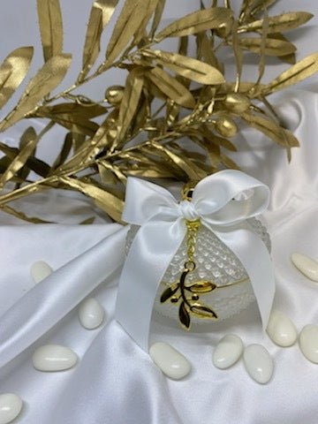 Wedding Bomboniere - Luxe Trinket with Olive Branch Keyring - 0